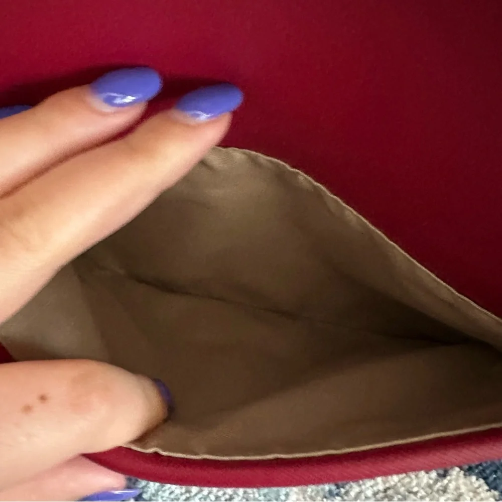 Coach || Peyton magenta leather tote bag
